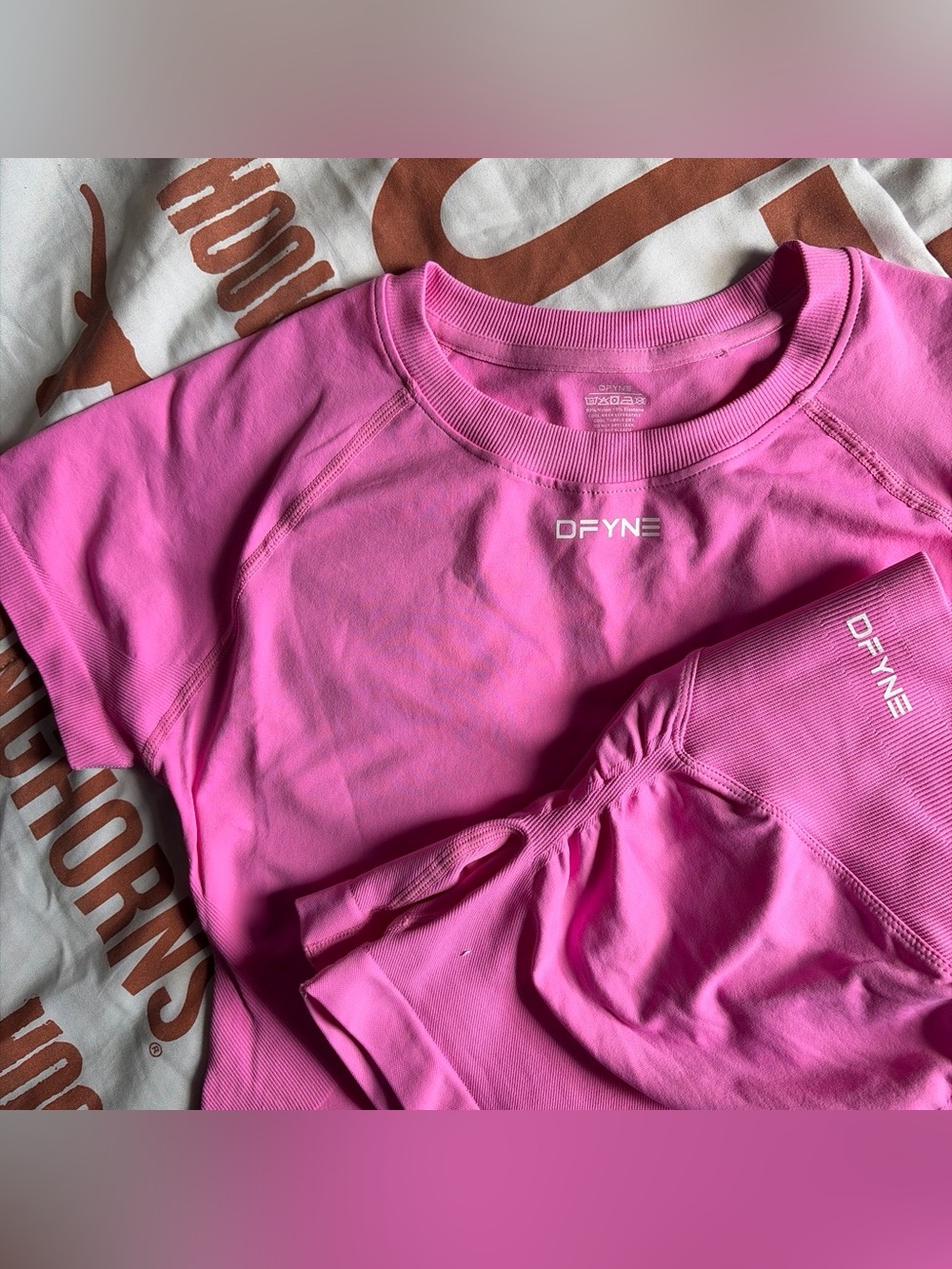 Women's Pink DFYNE set